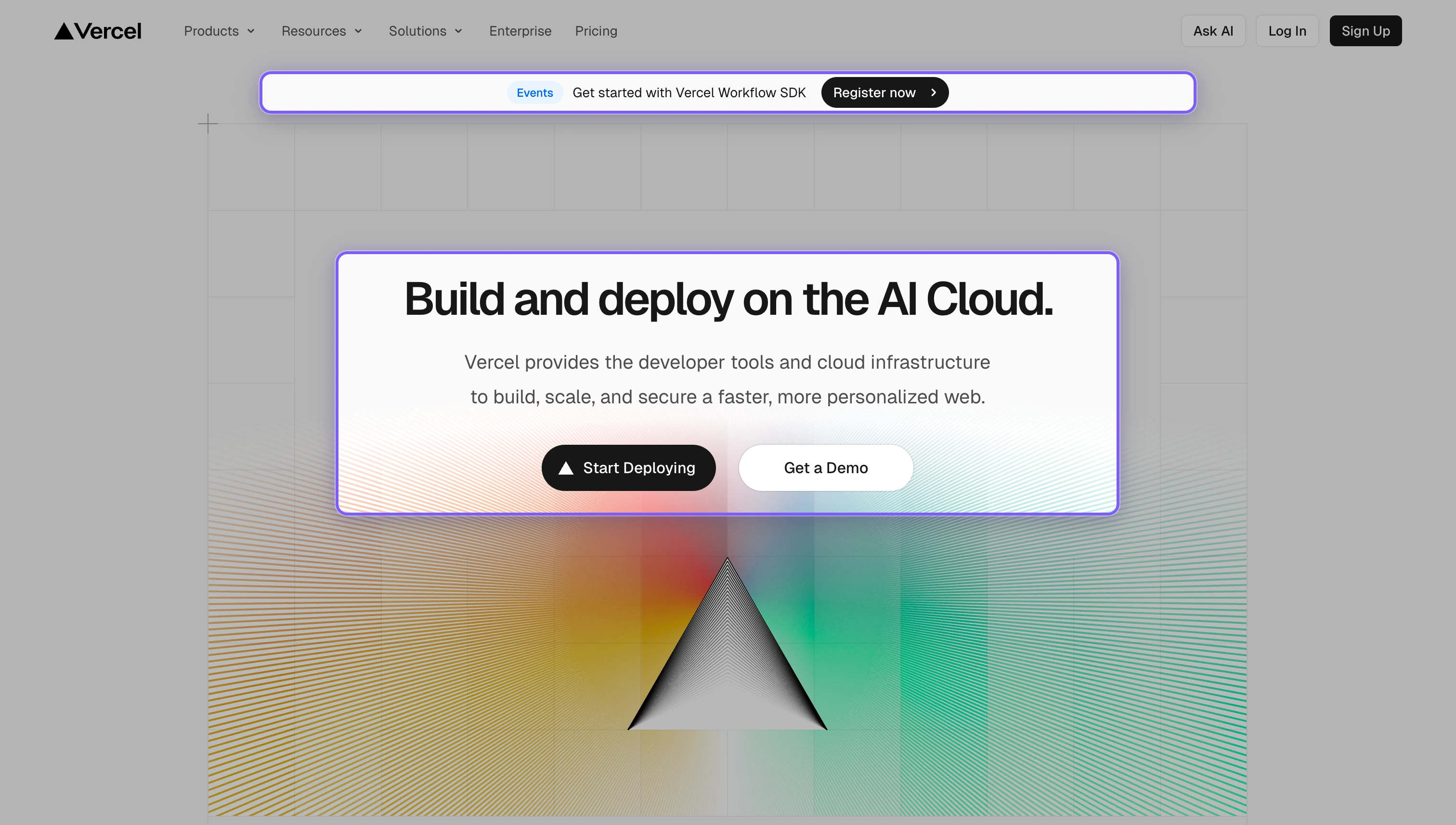 Spotlight highlighting a metrics card on a dashboard page